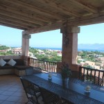 Casa di Volpe Terrace and view of the bay Casa di Volpe Terrace and view of the bay